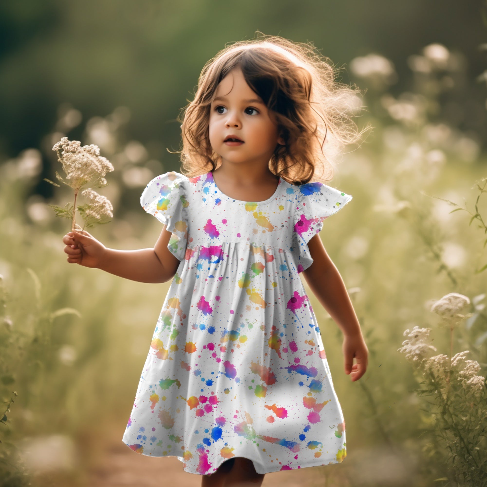 Bunte Flecken Stoff Dauervorbestellung